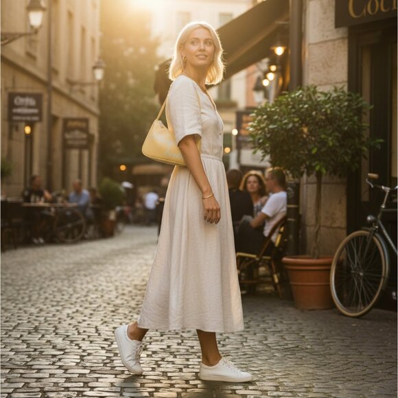 Zemeta “Sorry Babe” Hobo Bag – Yellow ✦ Shoulder Strap ✦ Zip Closure ✦ Rare - Picture 2 of 2